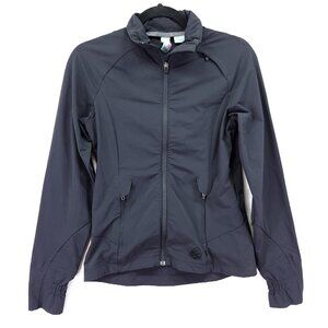 Stio Full Zip Jacket Womens XS Zip Pockets Hiking Unlined Lightweight Black